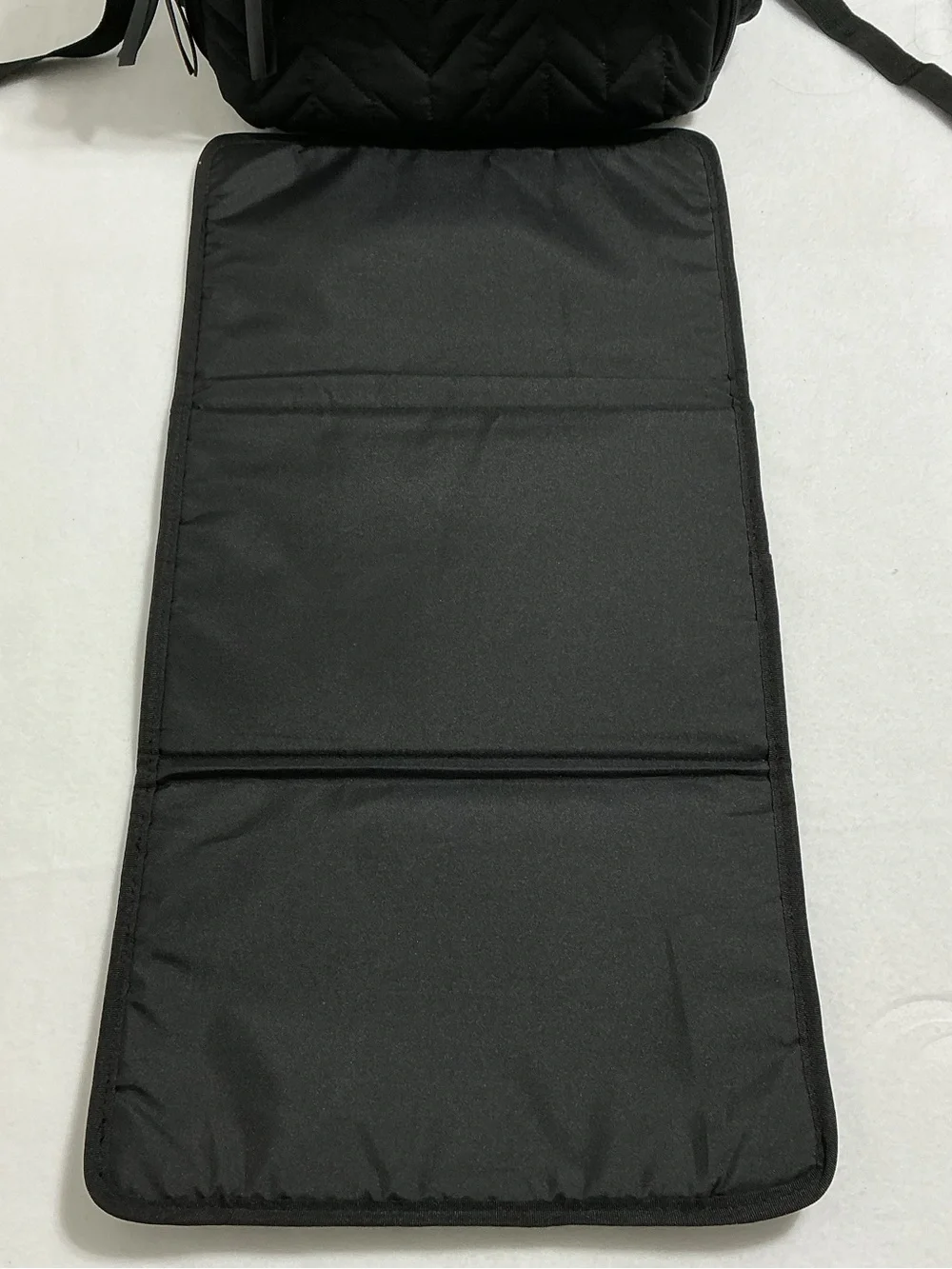 Skip Hop Black Quilted Diaper Bag Backpack With Changing Pad